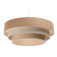 HÄNGELEUCHTE Beige 60/20 cm - Beige, Kunststoff (60/1.9/20cm) - ONZENO