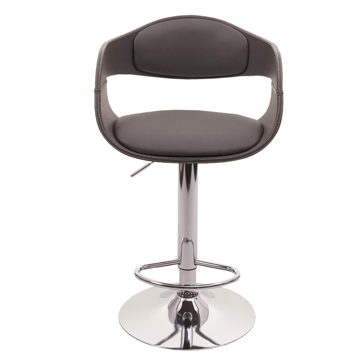 BARHOCKER A47B Grau - Grau, Textil (49/107/49cm) - MCW
