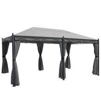 PERGOLA CALPE Grau - Grau, Metall (298/276/500cm) - MCW