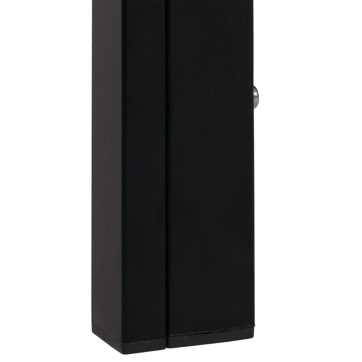 ALU-ESSTISCH rechteck Anthrazit - Anthrazit, Metall (80/140/72cm) - MCW