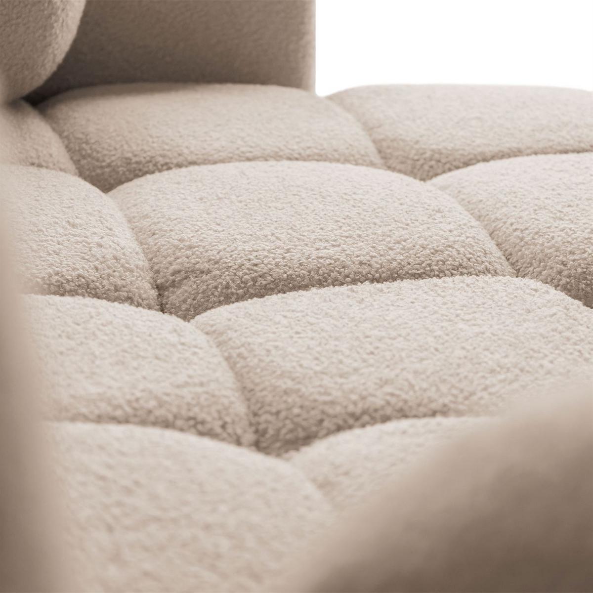 AUSZIEHBARES Ecksofa GAMMA mit Schlaffunktion Quelle 05 - Beige, Textil (217/145cm) - Lookway