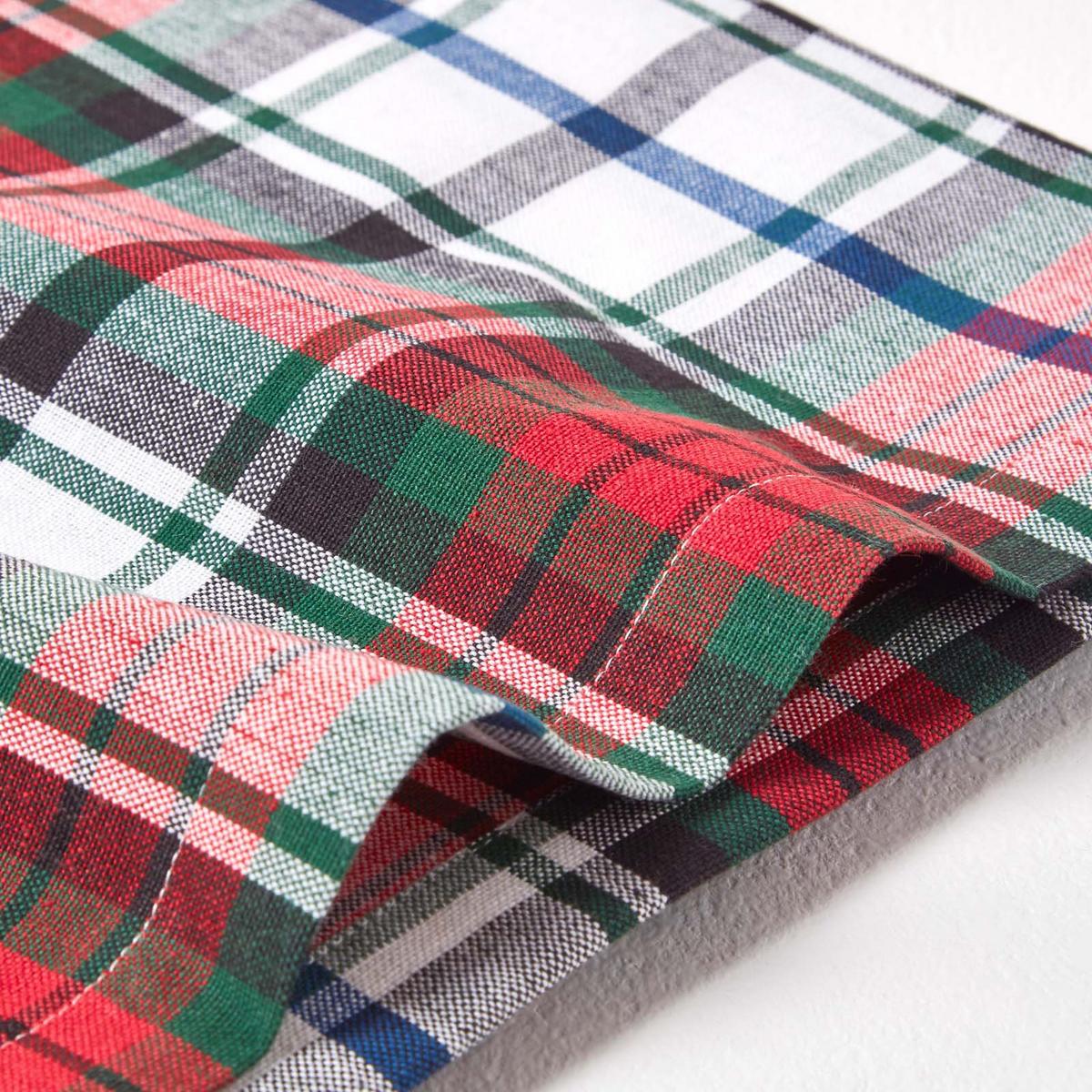 TISCHDECKE Macduff rot kariert, 137/178 cm, 100% Baumwolle - Multicolor, Textil (137/178cm) - Homescapes
