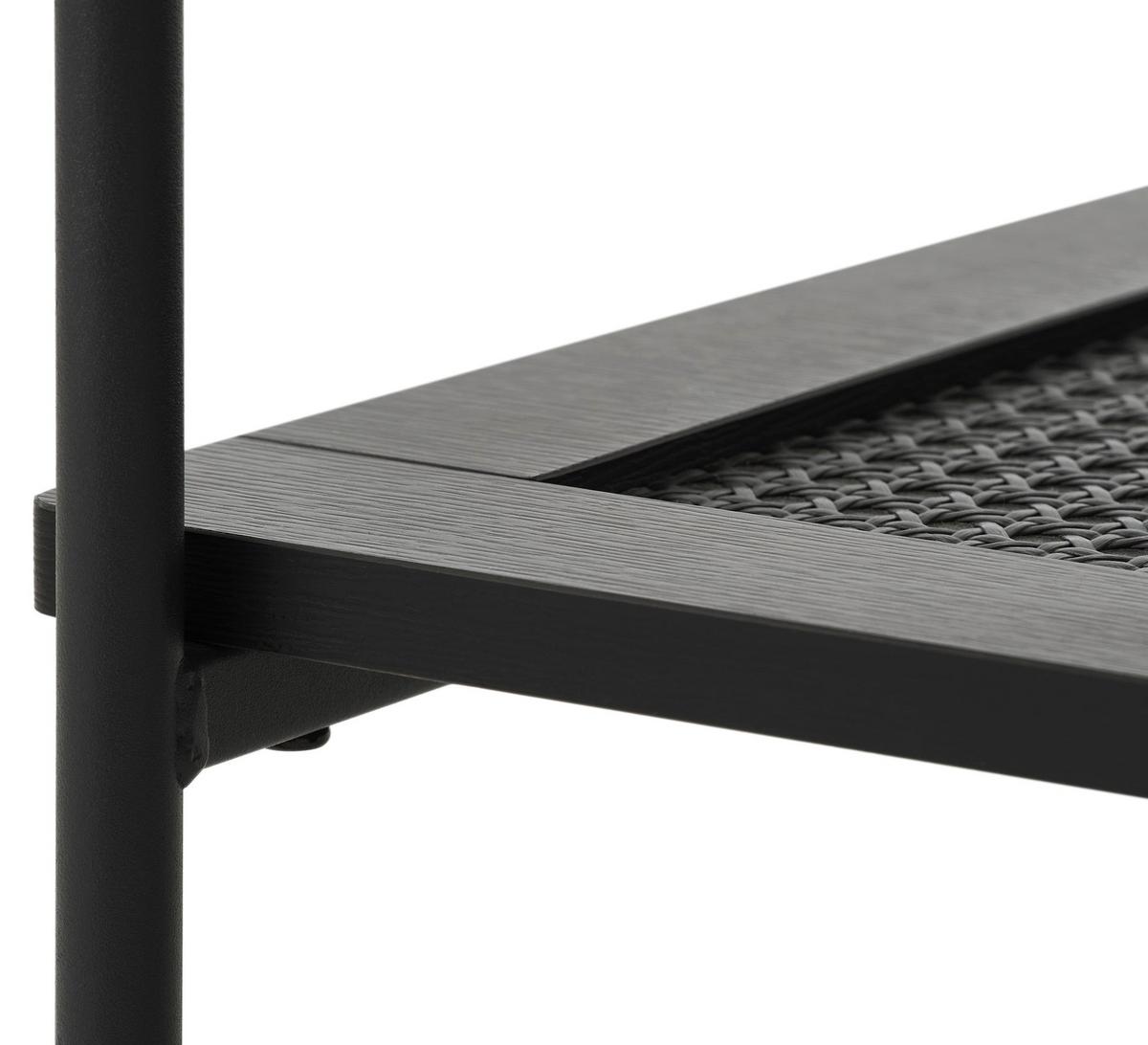 BEISTELLTISCH Mogest 45x45 cm - Dunkelbraun, Holzwerkstoff/Metall (45/45/55cm) - Selsey