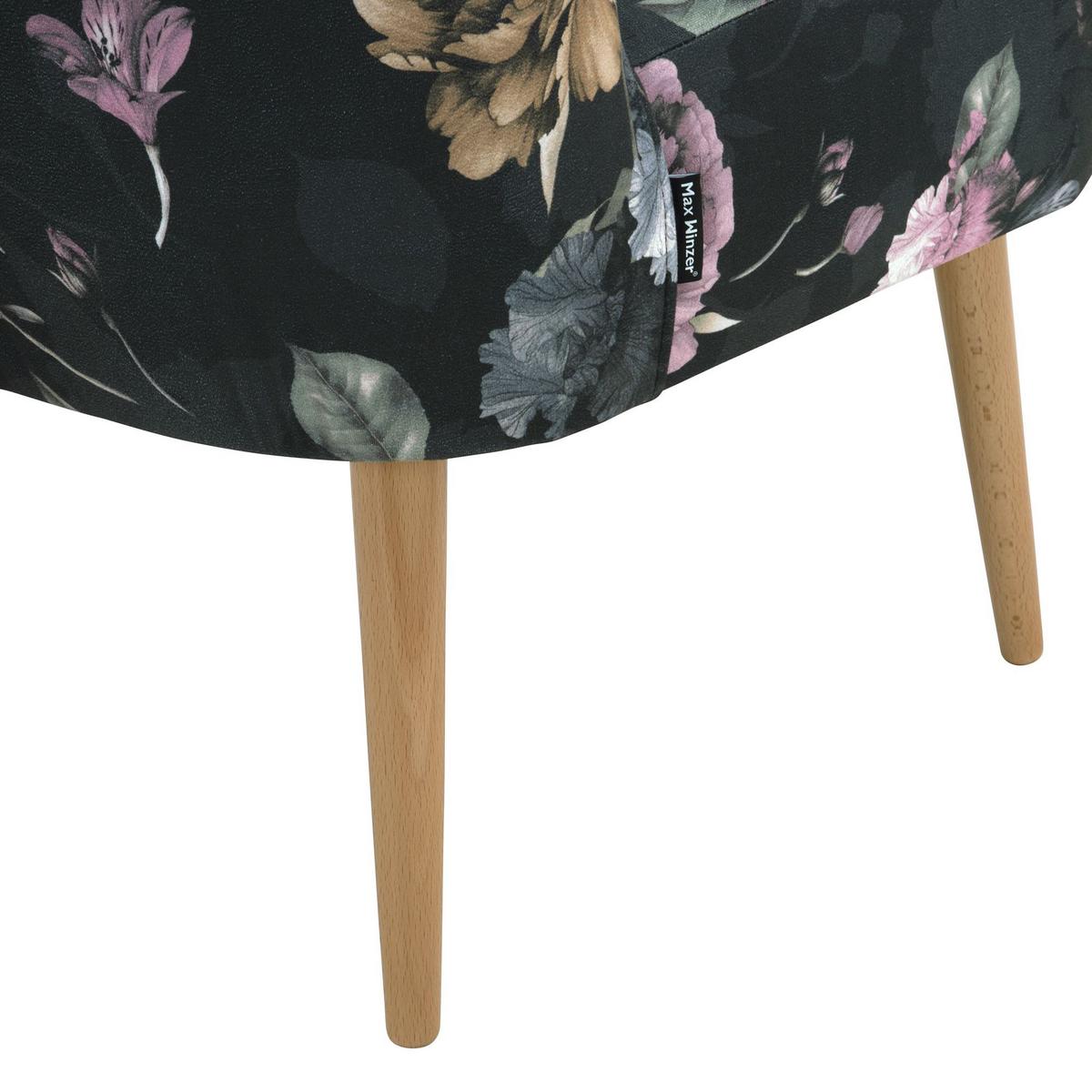 POLSTERSESSEL Kamle Flachgewebe anthrazit - Anthrazit, Kunststoff (58/78/68cm) - 58aufmkessel