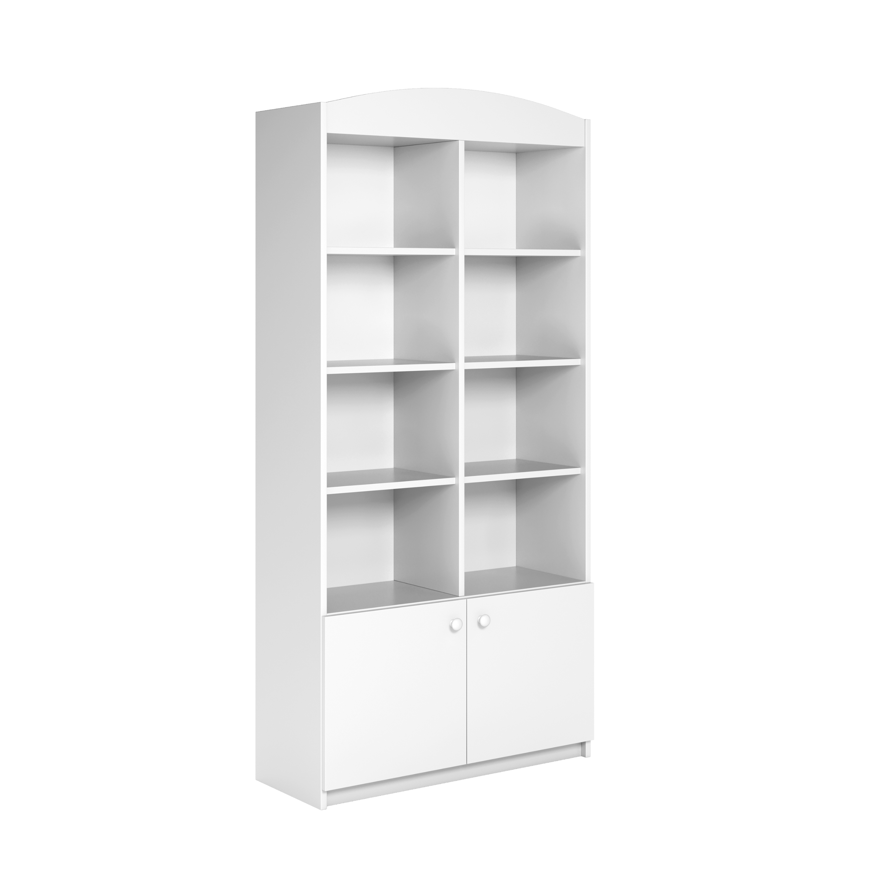KINDERREGAL II Babydreams Weiß 90\180\36 - Weiß, Holzwerkstoff/Kunststoff (90/180/36cm) - RAUMHIRSCH FURNITURE