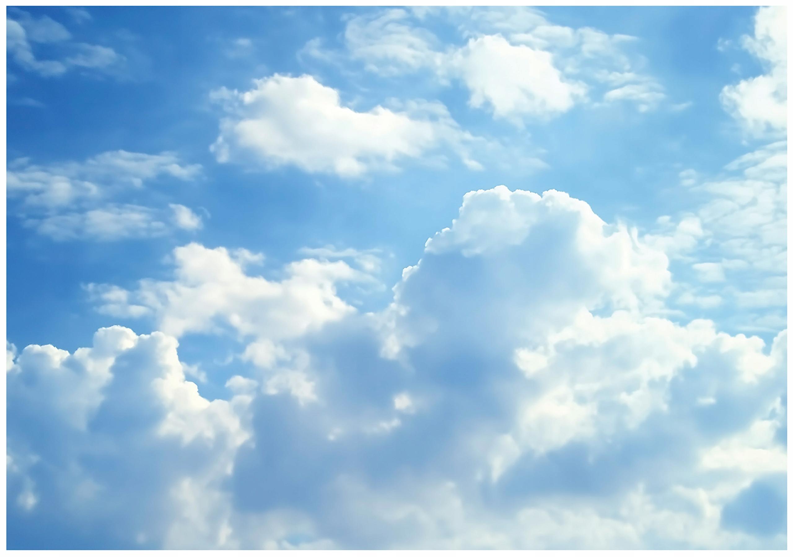 FOTOTAPETE Himmel Wolken Vlies Tapete Wohnzimmer 300x210 - Multicolor, Papier (300/210cm) - Wallarena