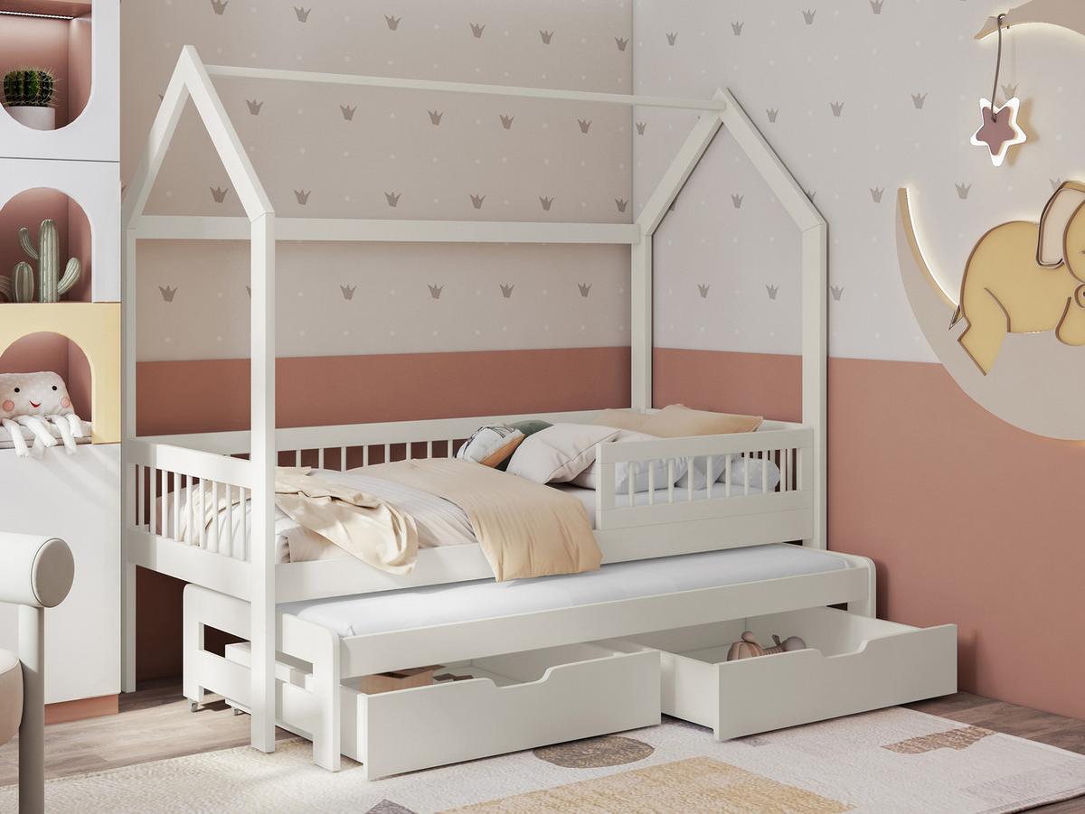 HAUSBETT Asher 80 - Kaschmir, Holz (80/180cm) - MIRJAN24