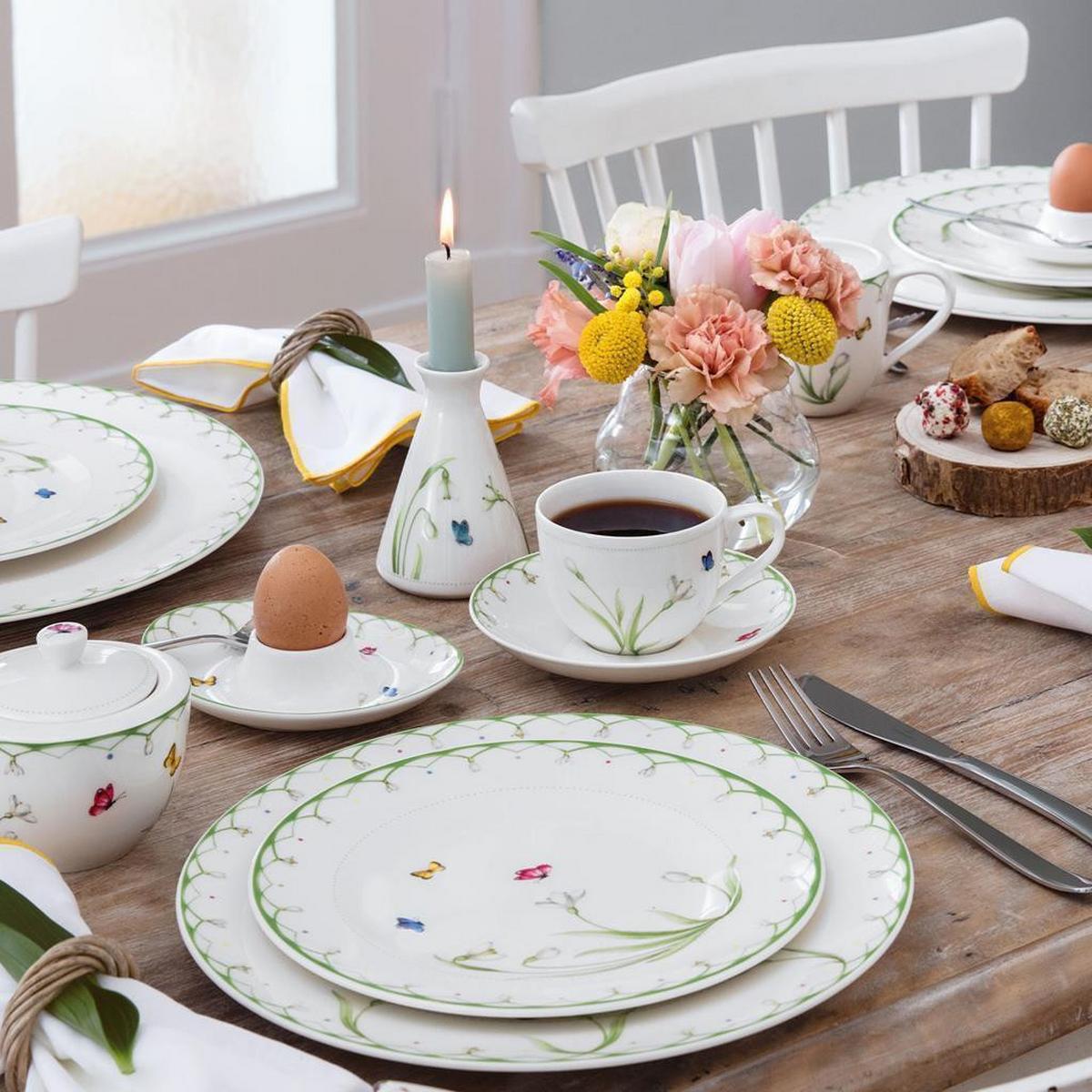 TAFELSERVICE Colourful Spring bunt 12-tlg. - Multicolor, Keramik (2/2/2cm) - Villeroy & Boch