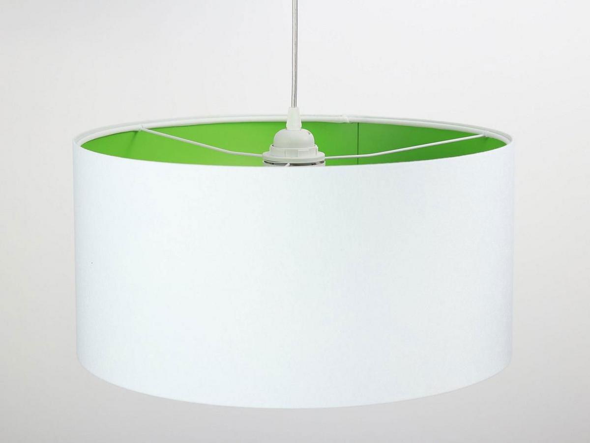 HÄNGELEUCHTE Grün 50/25 cm - Weiß/Grün, Kunststoff (50/0.8/25cm) - ONZENO