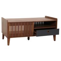 COUCHTISCH rechteckig Walnuss Dekor - Walnussfarben, Holz (59/114/52cm) - MCW