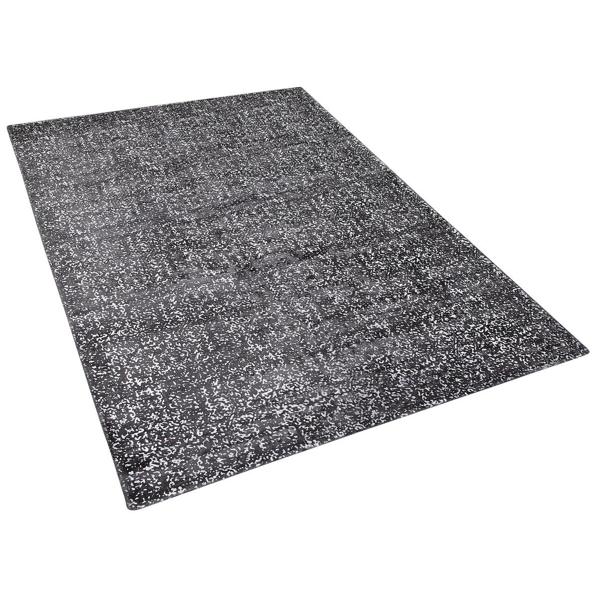 KURZFLOR-TEPPICH Esel 230/160 cm - Grau, Naturmaterialien (160/230cm) - Beliani
