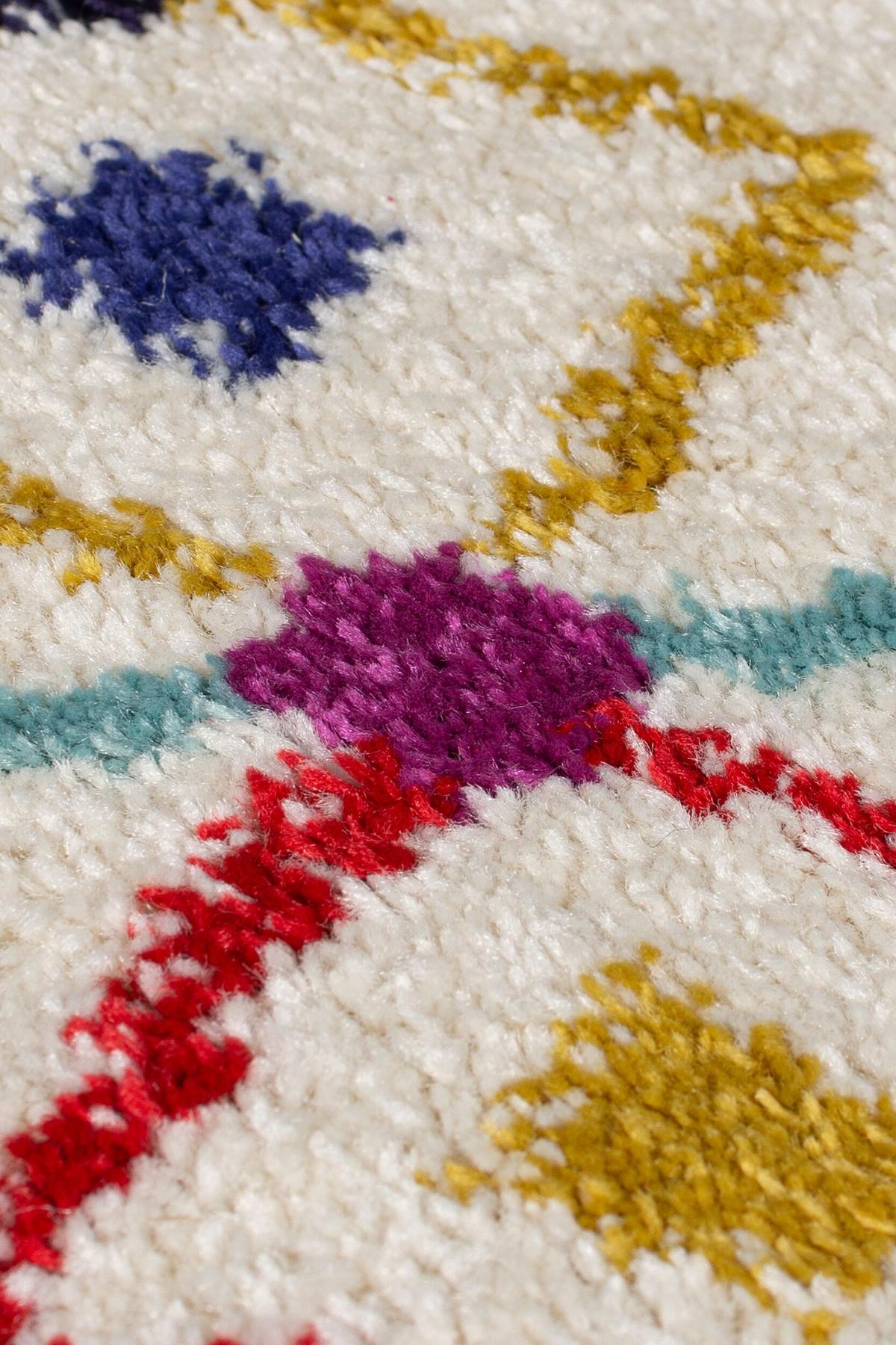 TEPPICH mit Fransen ARUN, geometrisch-abstrakt, Bunt, 200 x 290 cm - Multicolor, Textil (290/200cm) - KADIMA DESIGN