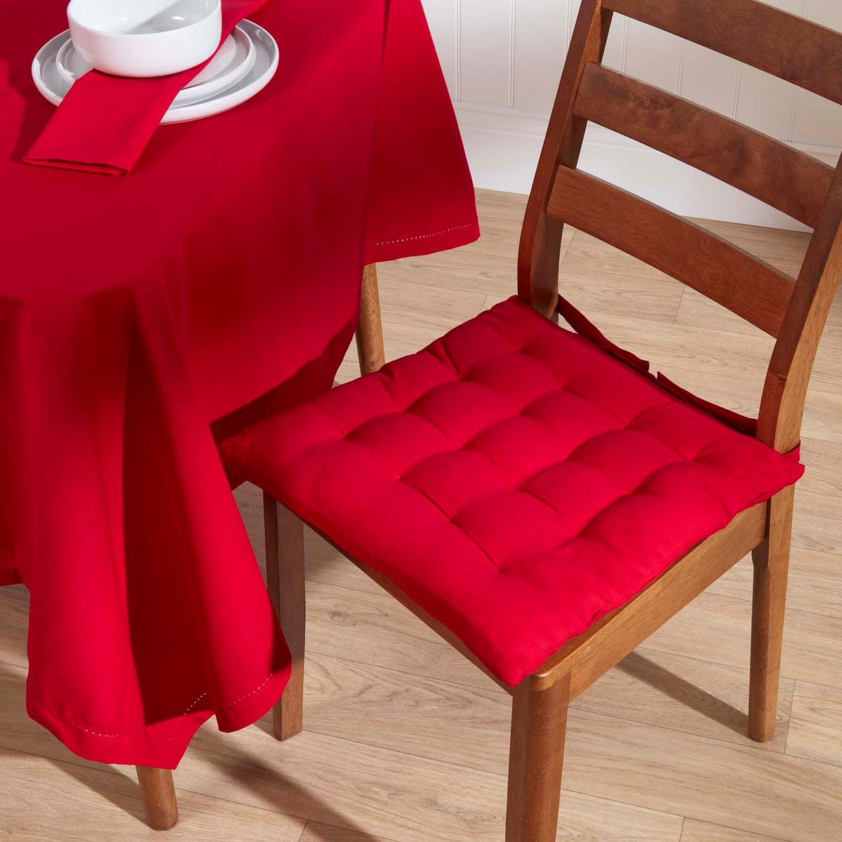 STOFFSERVIETTEN 4er-Set rot 45/45 cm, 100% Baumwolle - Rot, Textil (45/45cm) - Homescapes