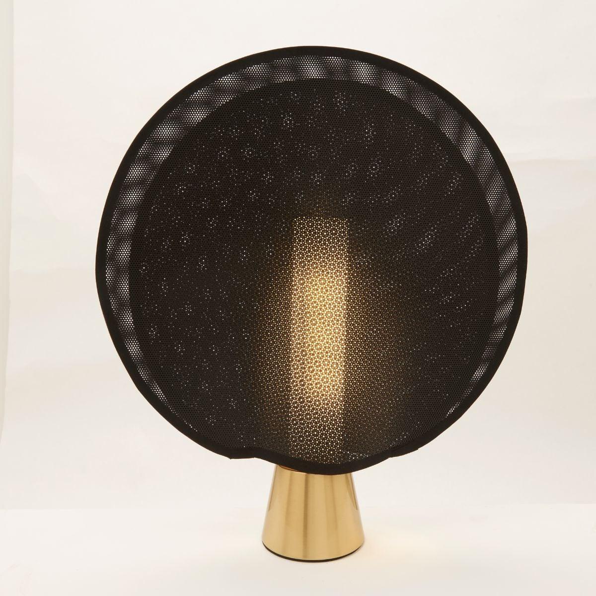 LAMPE Masche D.28cm - Schwarz, Kunststoff (28.5/7.6/39.5cm) - Signature