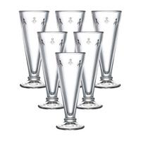 SEKTGLÄSER Biene Abeille transparent 150 ml 6er Set - Transparent, Glas (0.15L) - La Rochère