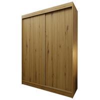 SCHWEBETÜRENSCHRANK SOFIA 160/216/61 cm 2-türig Eiche Artisan - Eiche Artisan, Holzwerkstoff (160/216/61cm) - MASSENO
