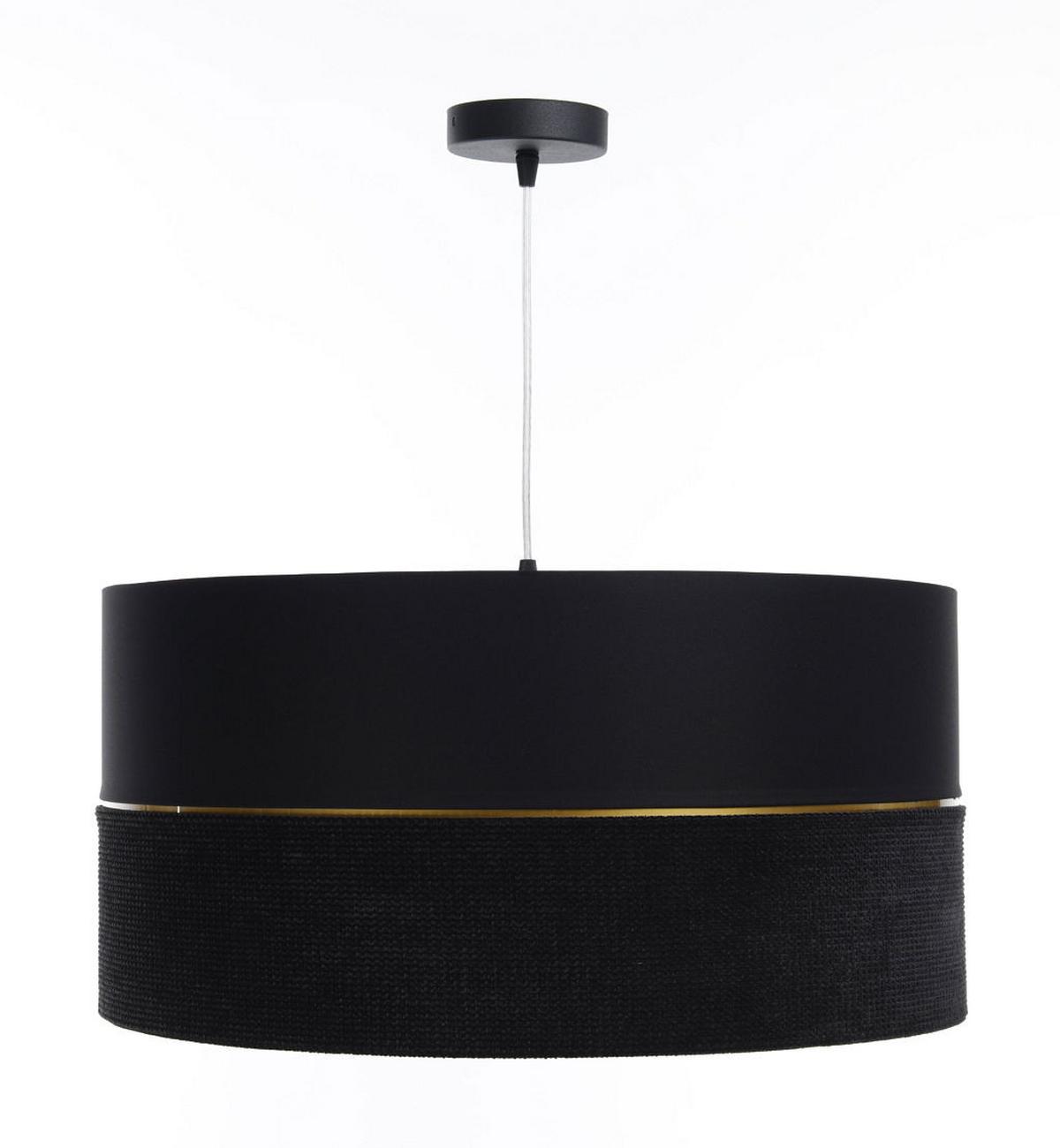 HÄNGELEUCHTE Gold 40/20 cm - Goldfarben/Schwarz, Kunststoff (40/0.6/20cm) - ONZENO
