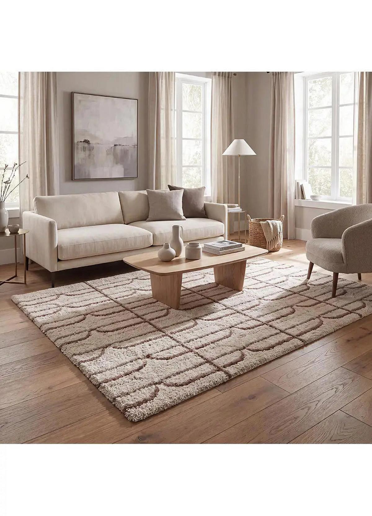 KINDERTEPPICH Creme / Rosa Ember 120/170 cm - Creme, Textil (120/170cm) - Atticgo