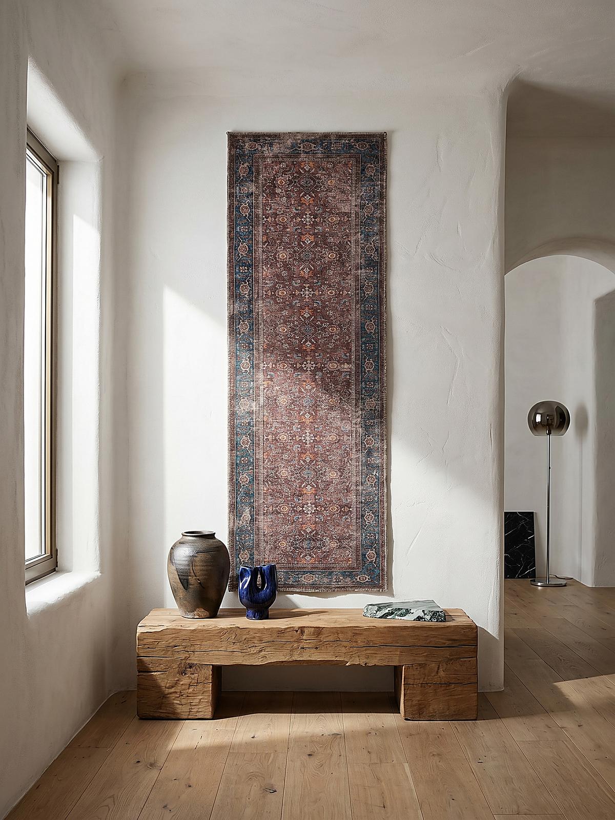 TEPPICH Waschbar HURST, orientalisch, Rot, 60 x 230 cm - Rot, Textil (230/60cm) - KADIMA DESIGN