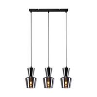 HÄNGELEUCHTE Fyxxu 15.0/150.0/56.0 cm - Grau, Glas (56/15/150cm) - ZMH