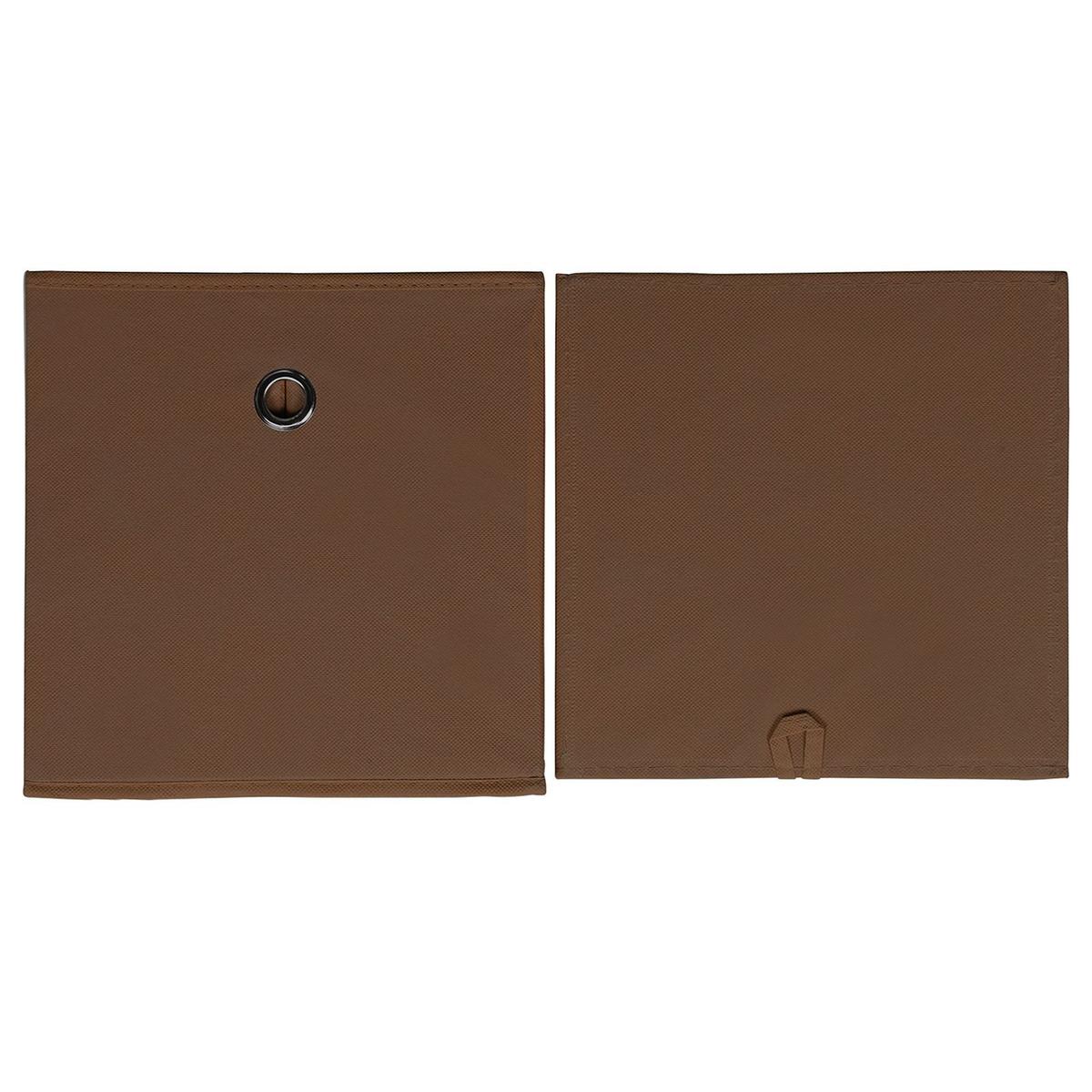 FALTBOX ELA 2er-Set braun - Braun, Textil (27/27/27cm) - IDIMEX