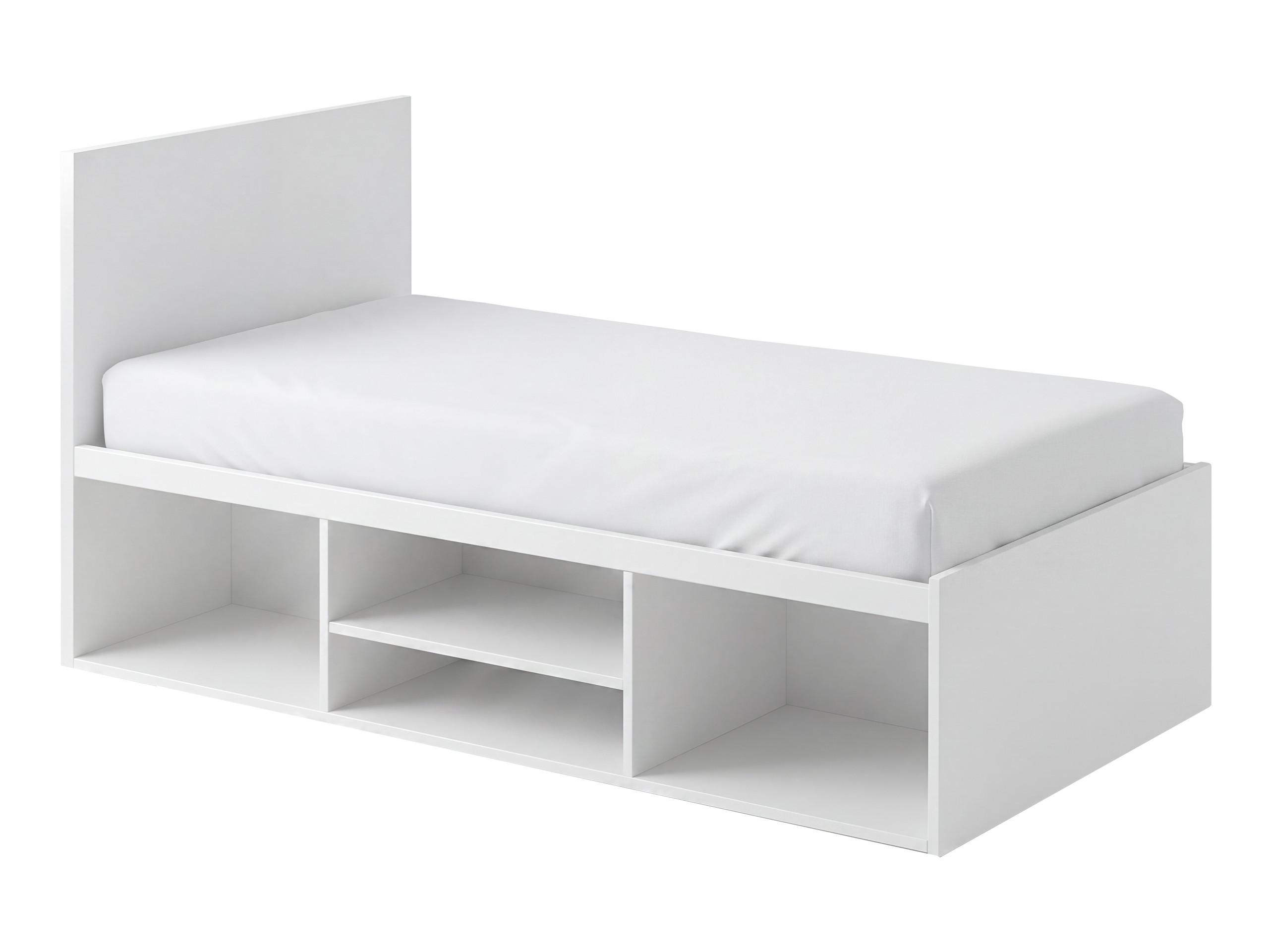 JUGENDBETT Mini - Weiß, Holzwerkstoff (90/200cm) - MIRJAN24
