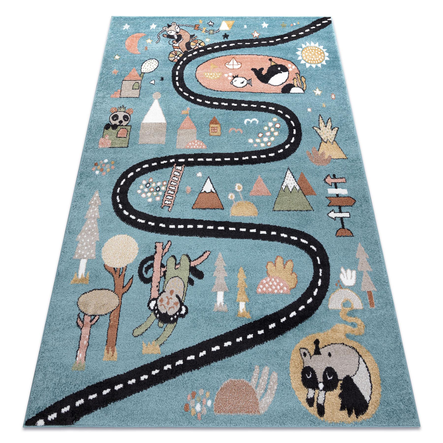 TEPPICH Fun 200/290 cm - Blau, Textil (200/290cm) - rugsX