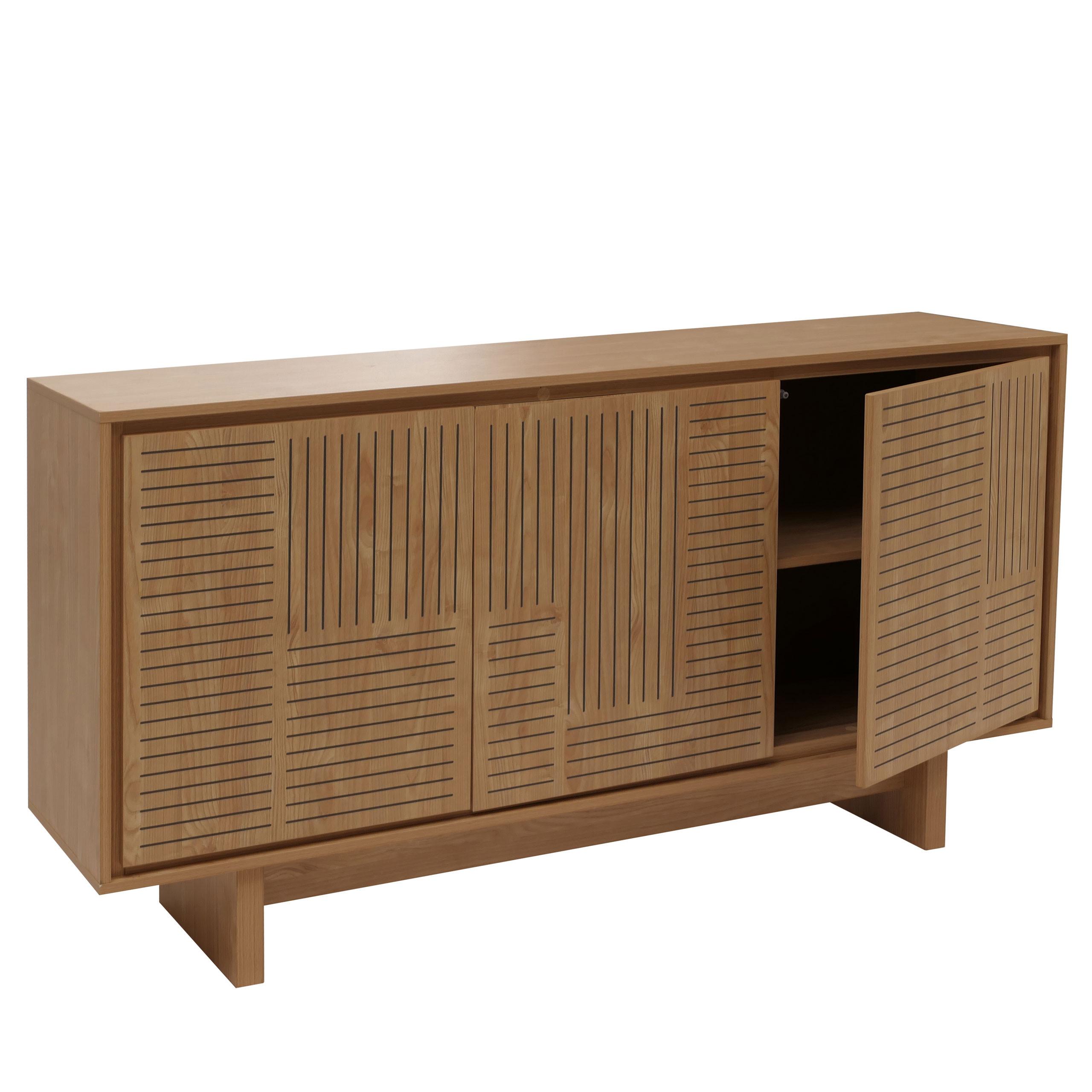 SIDEBOARD Beige - Beige, Holz (160/86/40cm) - MCW