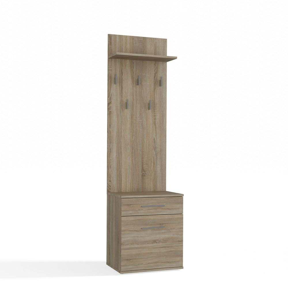 SCHUHSCHRANK Sonoma 50/180/35 - Sonoma Eiche, Holzwerkstoff (50/180/35cm) - RAUMHIRSCH FURNITURE