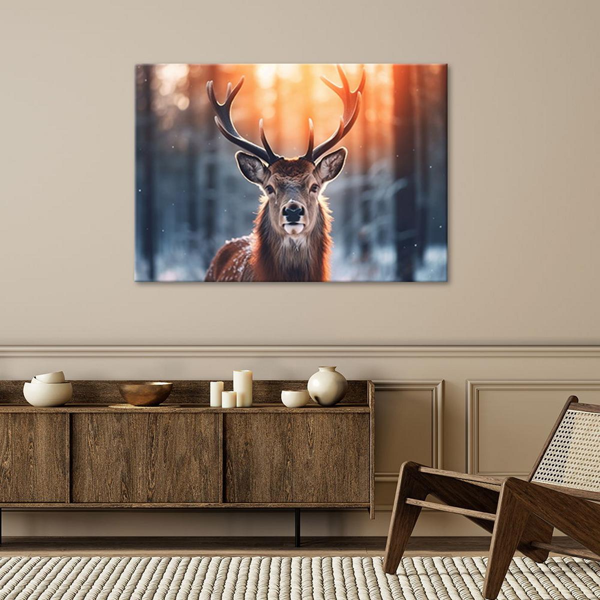 KUNSTDRUCK Braun 60/40 cm - Braun, Textil (60/40cm) - KUNSTLOFT