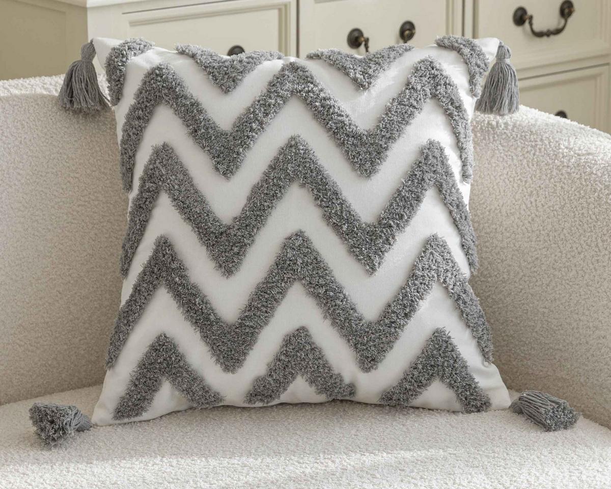 DEKOKISSEN Bonn HxB 45x45 cm Grau - Grau, Textil (46/45cm) - Gardinenbox