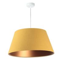HÄNGELEUCHTE Kupfer 50/27 cm - Gelb, Kunststoff (50/1.3/27cm) - ONZENO