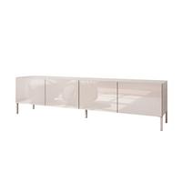 TV-SCHRANK COLGANTE 200 Kaschmir Hochglanz, ohne LED, Gerade kaschmir Füßen - Kaschmir, Holzwerkstoff (200/50/40cm) - Lookway