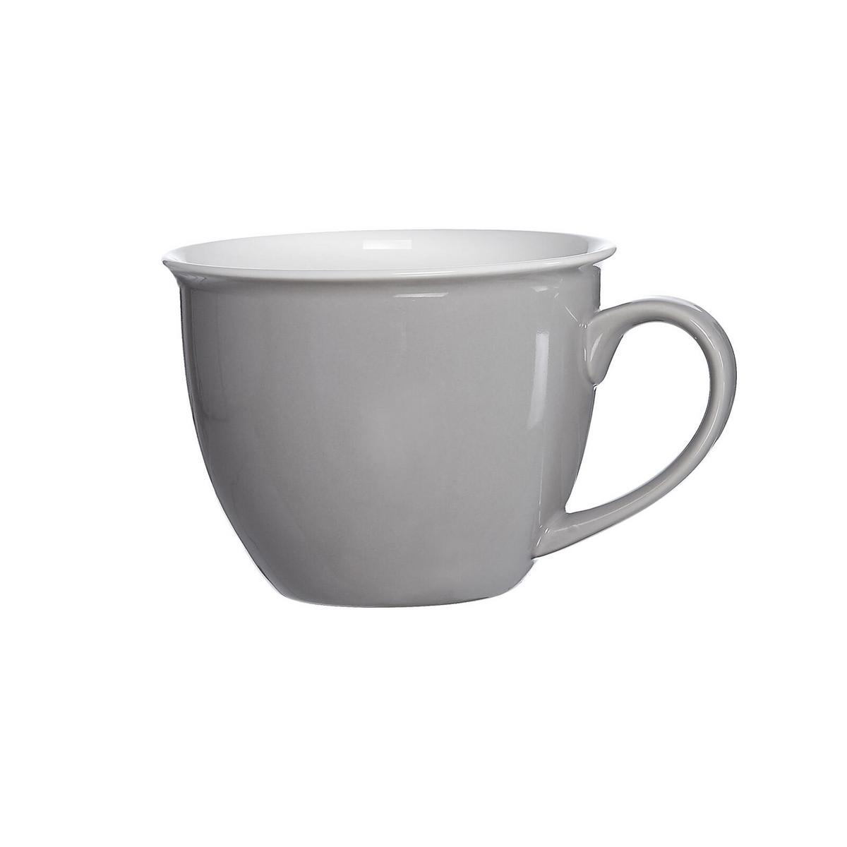 JUMBOTASSEN Doppio Grau 350 ml 6er Set - Grau, Keramik (0.35L) - Ritzenhoff Breker
