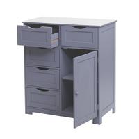 KOMMODE Grau - Grau, Holzwerkstoff (70/80/35cm) - MCW