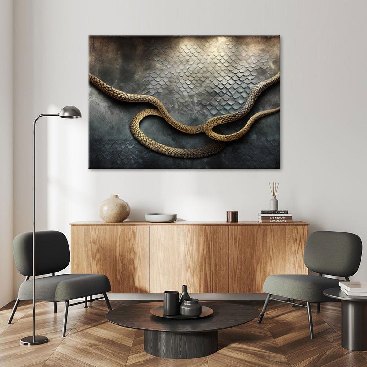 KUNSTDRUCK Grün 120/80 cm - Grün, Textil (120/80cm) - KUNSTLOFT