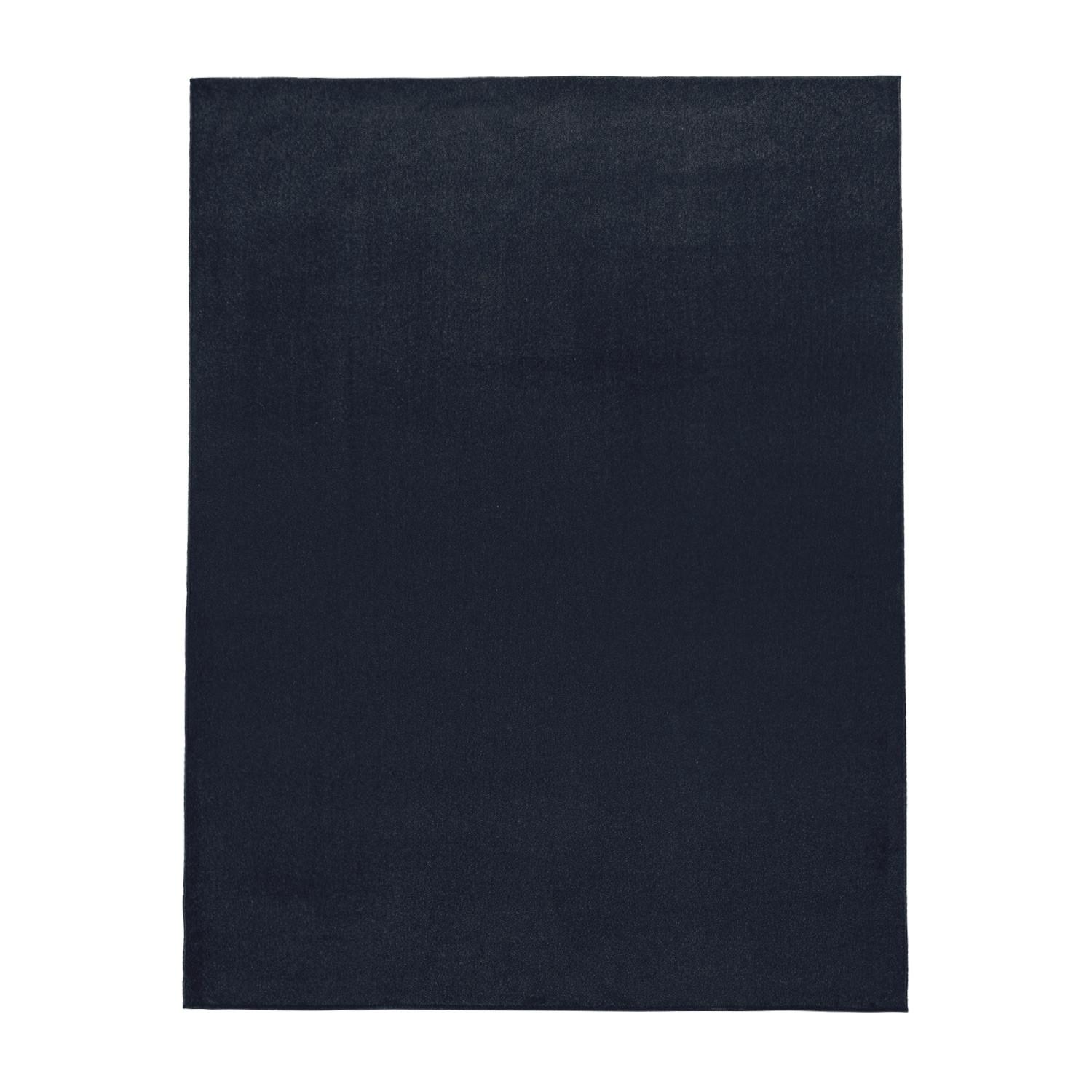 FLACHWEBETEPPICH Navy 140 x 200 cm - Blau, Kunststoff (140/200cm) - TT Home