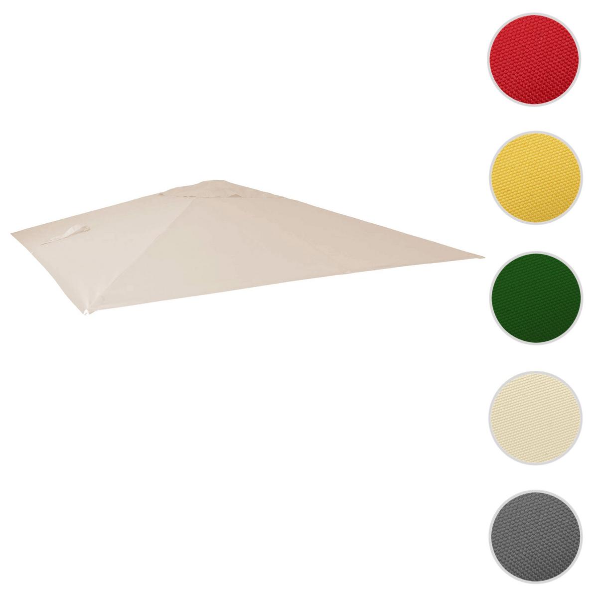 ERSATZ-BEZUG FÜR SCHIRM Cremeweiß - Weiß, Textil (295/295cm) - MCW