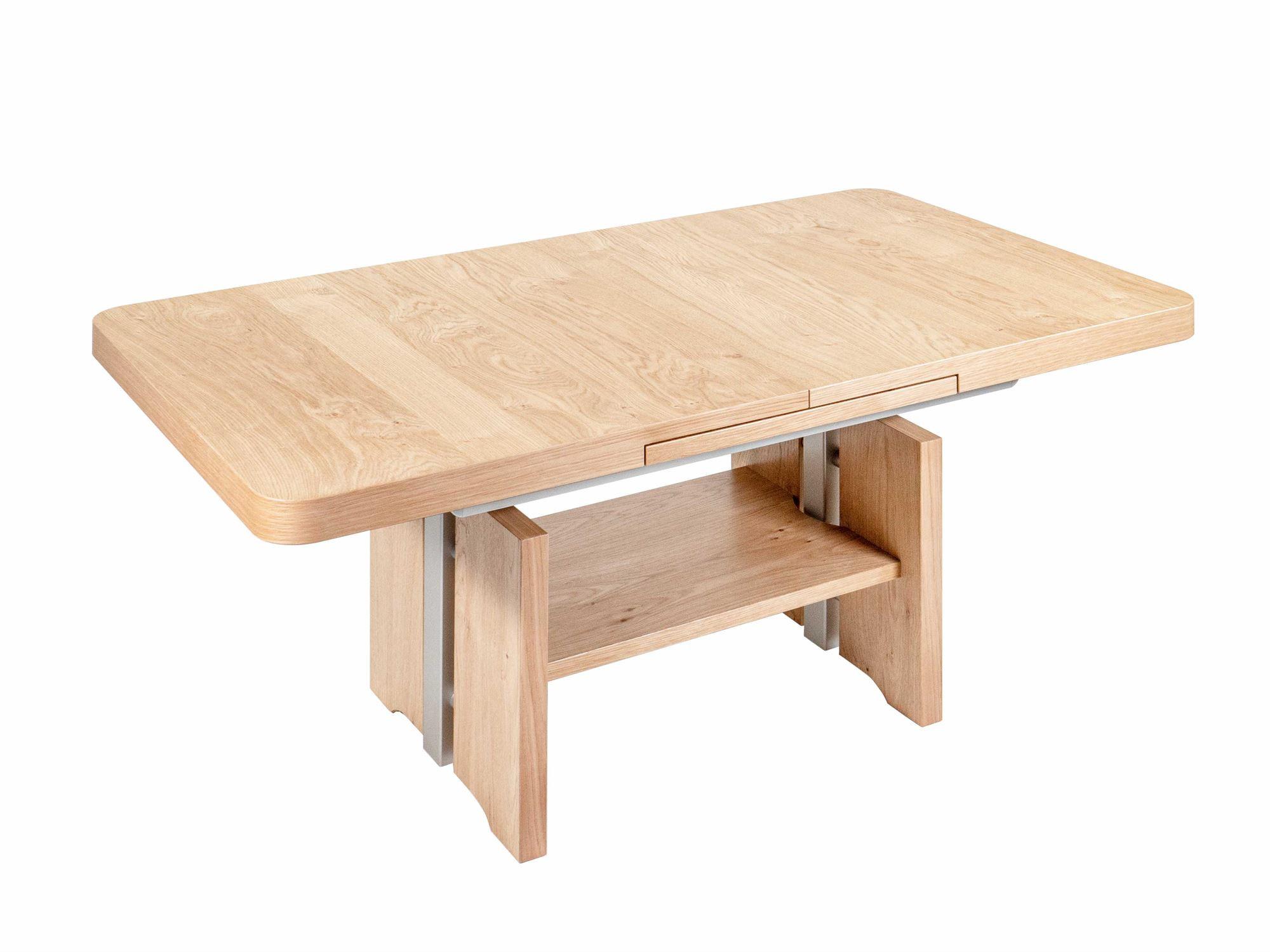 COUCHTISCH höhenverstellbar und ausziehbar Cindee 100x56x60 Eiche - Eichefarben, Holz (100/60/60cm) - 58aufmkessel