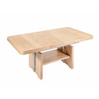 COUCHTISCH höhenverstellbar und ausziehbar Cindee 100x56x60 Eiche - Eichefarben, Holz (100/60/60cm) - 58aufmkessel