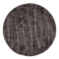 VISKOSETEPPICH Star 120x120 cm - Anthrazit, Textil (120/120cm) - THEKO