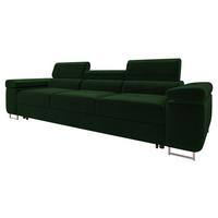 SCHLAFSOFA Torezio 3 Bis - Grün, Holz/Textil (263/90/102cm) - MIRJAN24