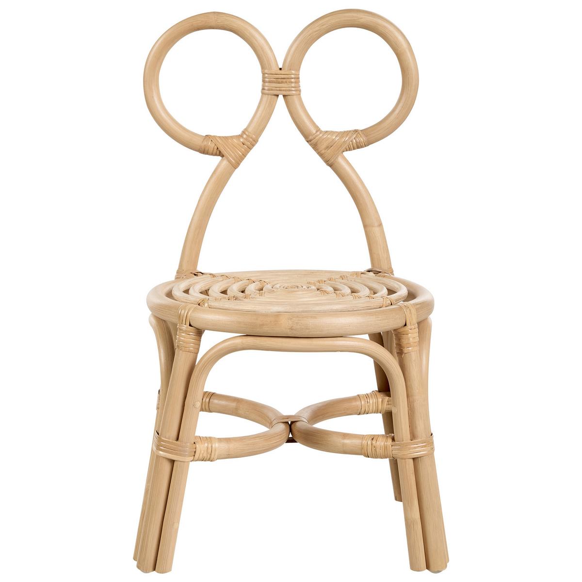 KINDERSESSEL Naturfarben Mirtia - Naturfarben, Naturmaterialien (34/59/28cm) - Beliani