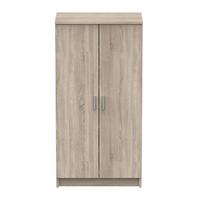 SCHUHSCHRANK 2 Türen L54,6 cm (21 Paare) - Schuhe - Eichefarben, Holzwerkstoff (35.3/108.4/38.1cm) - Calicosy