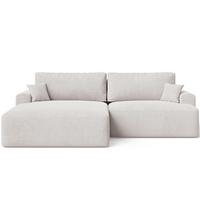 ECKSOFA Serene Grau Links - Grau, Holz/Textil (259/145cm) - Graingold