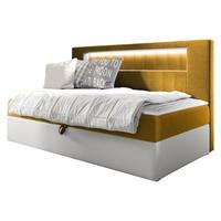 BOXBETT Gold Junior 2 - H3 - Gelb/Weiß, Holz (90/200cm) - MIRJAN24