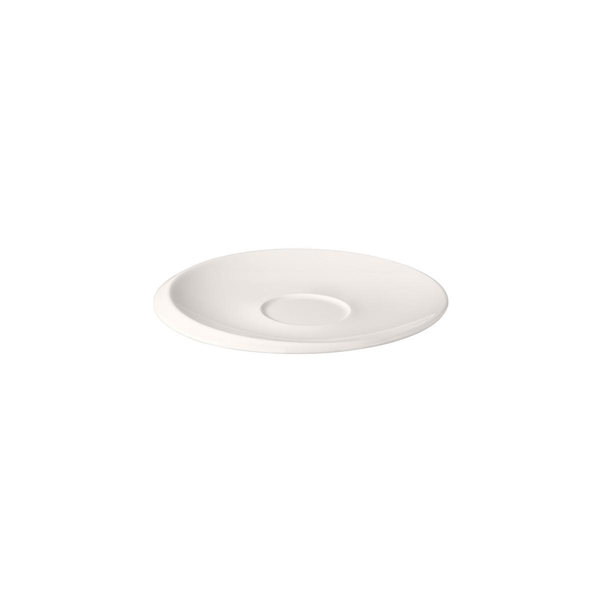 KAFFEEUNTERTASSE NewMoon weiß 17 cm 6er Set - Weiß, Keramik (17cm) - Villeroy & Boch