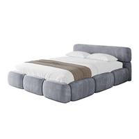POLSTERBETT mit Bettkasten und Lattenrost, Boxbett ohne Matratze - ELVA-v1 180x200 Grau - Grau, Holzwerkstoff/Textil (180/200cm) - ALTDECOR