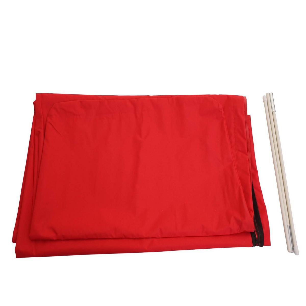 SCHUTZHÜLLE MCW FÜR AMPELSCHIRM Rot - Rot, Textil (60/240/60cm) - MCW