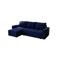 ECKSOFA Noha In Kronos - Dunkelblau, Holzwerkstoff/Textil (231/142cm) - Fun Möbel